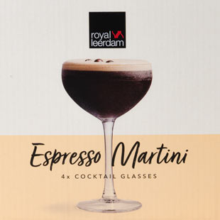 [750395] SET 4 Espresso Martini 24 cl