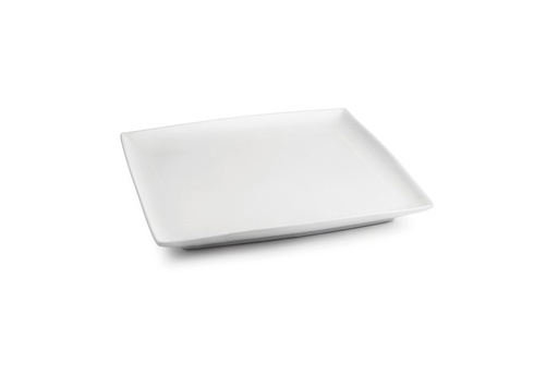 [702590] Assiette plate 10x10cm blanc Squito