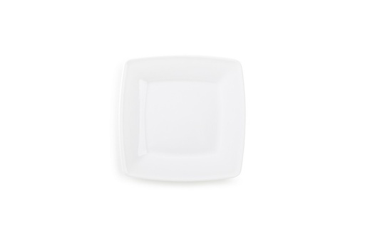 [253206] Assiette plate 17x17cm blanc Victoria