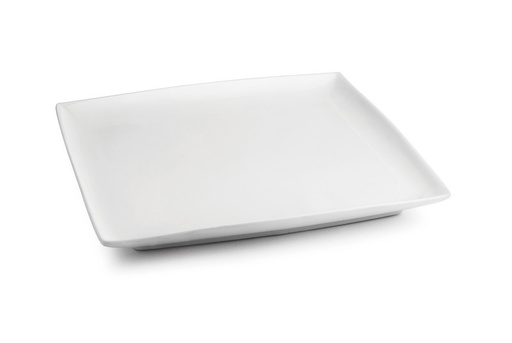 [702505] Assiette plate 26x26cm blanc Squito