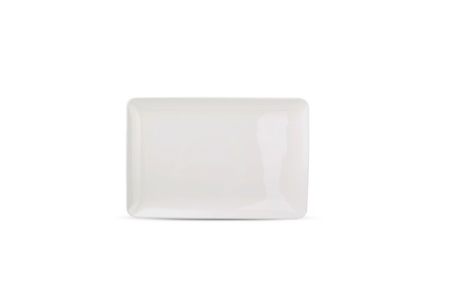 [711400] Assiette plate 30x20cm blanc Solid