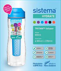 [SIS-036-0660] Hydrate drinkfles Tritan Infuser 800ml