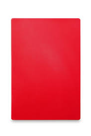 [825617] Planche à découper HACCP 60x40cm Rouge